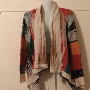 Kate Collection NWT Multi Cardigan Small